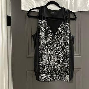 Snake print tank top